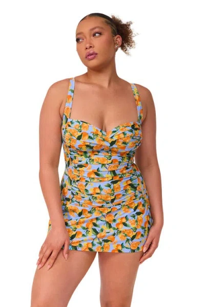 Sunsets Escape Sienna Swim Dress In Orange
