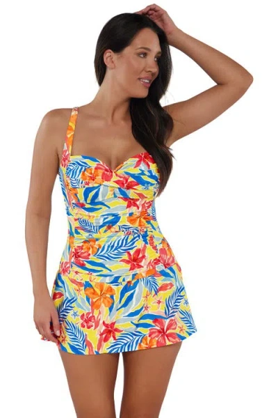 Sunsets Escape Sienna Swim Dress In Suncatcher