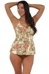Sunsets Escape Tori Tankini Swimsuit Top In Island Spice