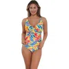 Sunsets Forever Tankini Swimsuit Top In Multi