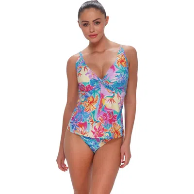 Sunsets Forever Tankini Swimsuit Top In Multi