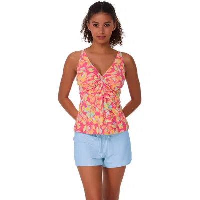 Sunsets Forever Tankini Swimsuit Top In Multi