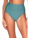 Sunsets Hannah Bottoms Womens 33b Ocean Stretch High-waist Swimwear Beach Erk247 In Blue