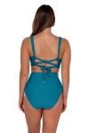 Sunsets Hannah High Waist In Avalon Teal