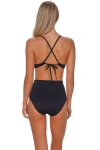 Sunsets Hannah High Waist Bikini Swim Bottoms In Black