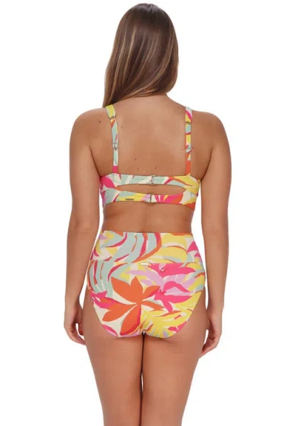 Sunsets Hannah High Waist Bikini Swim Bottoms In Multi