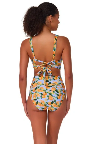 Sunsets Hannah High Waist Bikini Swim Bottoms In Multi