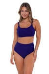Sunsets Hannah High Waist In Indigo