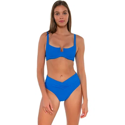 Sunsets Juliette Underwire Top In Electric Blue