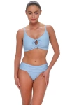 Sunsets Kauai Keyhole Bikini Swimsuit Top In Blue