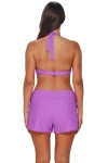Sunsets Laguna Swim Short Bottoms In Purple
