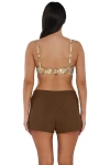 Sunsets Laguna Swim Short Bottoms In Tiki Brown