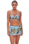 Sunsets Loretta Bandeau Bikini Swimsuit Top In Blue