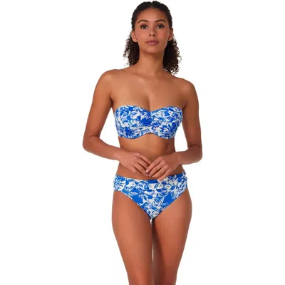 Sunsets Loretta Bandeau Bikini Swimsuit Top In Blue
