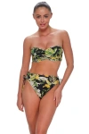 Sunsets Loretta Bandeau Bikini Swimsuit Top In Purple