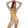 Sunsets Lyla Bralette In Amber Oasis