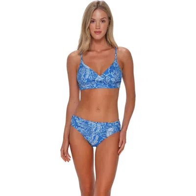 Sunsets Lyla Bralette Bikini Swimsuit Top In Blue