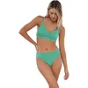 Sunsets Lyla Bralette Bikini Swimsuit Top In Green