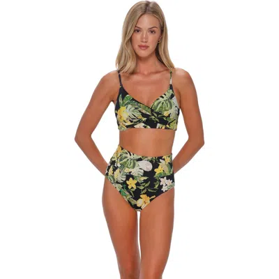 Sunsets Lyla Bralette Bikini Swimsuit Top In Green