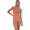 Sunsets Lyla Bralette Bikini Swimsuit Top In Majorca
