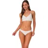 Sunsets Lyla Bralette Bikini Swimsuit Top In White