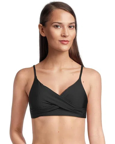 Sunsets Lyla Bralette Top Women's Black Stretch Tie Back Swimwear Buu275