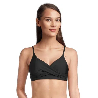 Sunsets Lyla Bralette Top Women's Black Stretch Tie Back Swimwear Ddr2230 In Multi
