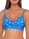 Sunsets Lyla Wrap Bralette Bikini Top In Pineapple Grove