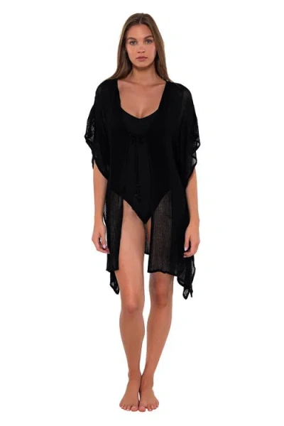 Sunsets Maldives Tunic In Black