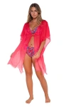 Sunsets Maldives Tunic In Geranium