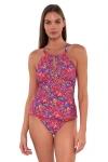 Sunsets Mia Tankini In Rue Paisley