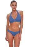 Sunsets Muse Halter Bikini Swimsuit Top In Blue