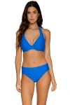 Sunsets Muse Halter In Electric Blue