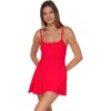 Sunsets Naomi Swim Dress In Geranium