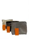 Sunsets Of Naples Large Make Up Bags Set Of 3 In Prints In Multi