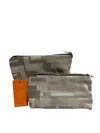 Sunsets Of Naples Make Up Bags Set In Gold Squares In Multi