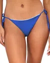 Sunsets Pom Pom Tie Side Bottom In Multi
