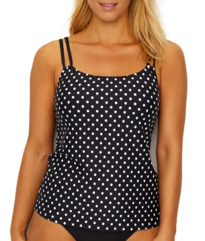 Sunsets Printed Taylor Underwire Tankini Top In Blue