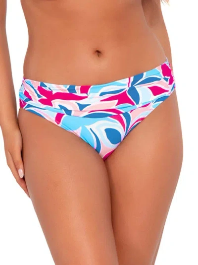 Sunsets Printed Unforgettable Bikini Bottom In Making Waves