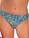 Sunsets Printed Unforgettable Bikini Bottom In Pansy Fields
