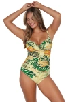 Sunsets Serena Tankini In Amber Oasis
