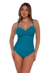 Sunsets Serena Underwire Tankini Top In Avalon Teal