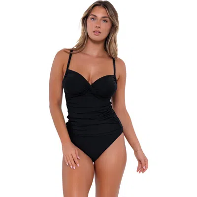 Sunsets Serena Tankini In Black