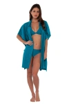 Sunsets Shore Thing Tunic In Avalon Teal