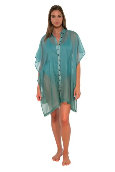 SUNSETS SUNSETS SHORE THING COVER-UP TUNIC 