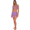 Sunsets Short And Sweet Skirt In Passion Flower
