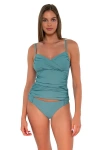 Sunsets Simone Tankini-dd-cup In Ocean