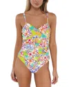 Sunsets Simone Tankini Swimsuit Top In Multi