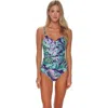 Sunsets Simone Tankini Swimsuit Top In Multi