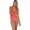 Sunsets Simone Tankini Swimsuit Top In Red